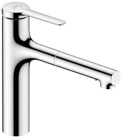 Drezová batéria Hansgrohe Zesis s vyťahovacou spŕškou, 2 prúdy chróm 74804000