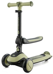 KINDERKRAFT - Detská kolobežka 2v1 HALLEY Grassland