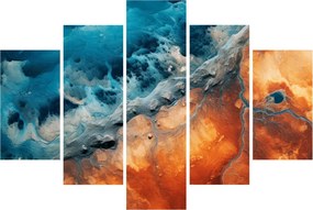 Obraz - Voda a oheň (150x105 cm)