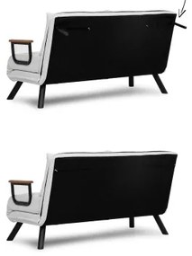 Dvojmiestná rozkladacia pohovka QIRA biela