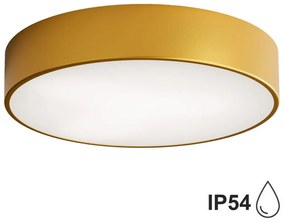 Temar Kúpeľňové stropné svietidlo CLEO 3xE27/24W/230V pr. 40 cm zlatá IP54 TM0038
