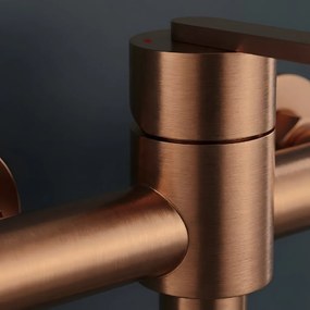 Rea Ontario, sprchová batéria s ručnou bodovou sprchovou súpravou, medená matná, REA-B0974