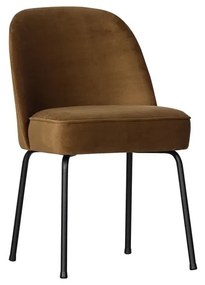 Zamatové jedálenské stoličky v súprave 2 ks v horčicovej farbe Vogue – WOOOD