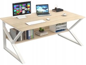 Počítačový a kancelársky stôl s policou 100x60cm