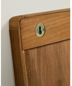 Nástenné zrkadlo s dreveným rámom 45x70 cm Shamel – Kave Home