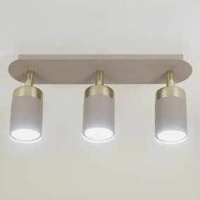 Brilagi - Bodové svietidlo POKER 3xGU10/25W/230V béžová
