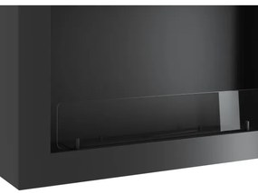 InFire - Nástenný BIO krb 80x56 cm čierna