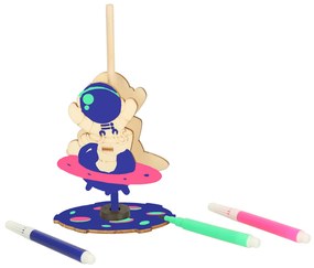 KIK Vzdelávacia drevená sada 4v1 – DIY vedecké experimenty (mechanika, gravitácia, magnety) 8+