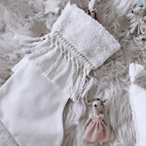 Vianočné Boho pančucha 42x26cm