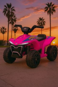 Elektrické autíčko QUAD Kids E-ATV ružové