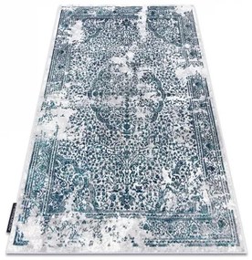 Moderný koberec DE LUXE 2082 ornament vintage - Štrukturálny krém / sivá Veľkosť: 160x220 cm