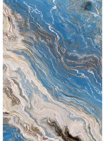 Modré kúpeľňové predložky v súprave 2 ks 60x100 cm – Foutastic