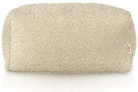 Podnožka Boucle svetlobéžová kocka