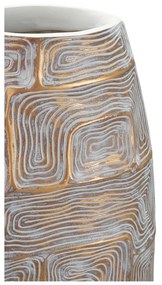 Váza z polyresínu v zlatej farbe (výška 59,5 cm) Eclips – Mauro Ferretti