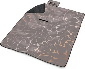 Sablio Plážová deka Béžové vzorce : 200x140 cm