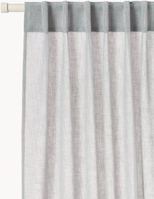 Polopriehľadné závesy Ibiza, 2 ks, Š 135 cm