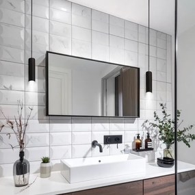 Brilagi - Kúpeľňový luster na lanku SELE AQUA 1xGU10/30W/230V IP44 čierna