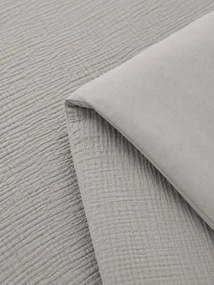 Mušelínové obliečky sivé 200x220 cm + 2x 70x80 cm, 100 % bavlna