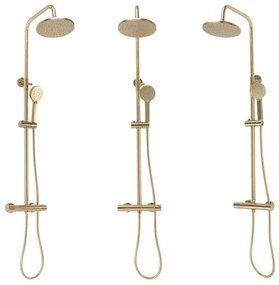REA-P2323 - Sprchová súprava s termostatickou batériou PAROT brúsené zlato