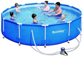 Bazén s konštrukciou 305 x 76 cm BESTWAY 56408 Steel Pro + kartušová filtrácia