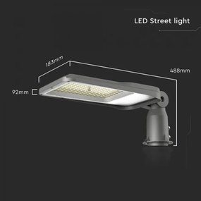 LED Pouličná lampa SAMSUNG CHIP LED/100W/230V 6500K IP65