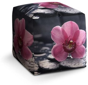 Sablio Taburet Orchidea: 40x40x40 cm