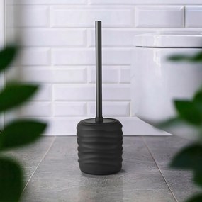 Čierna keramická WC kefa Illana – Wenko