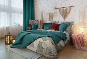 Dekorstudio Dekoračná obliečka na vankúš VELVET25 v červenej farbe