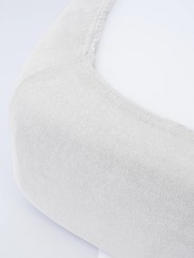 Froté plachta 140 × 200 cm - svetlo sivá