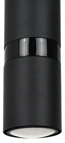 Závesné svietidlo Joker, 1x čierne kovové tienidlo, b