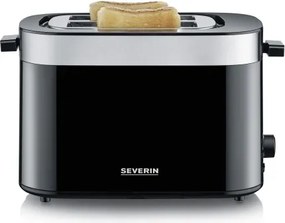 Severin AT 9264 - Hriankovač s dvoma otvormi 800W/230V nerez/čierna