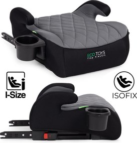 ECOTOYS podsedák ISOFIX i-Size pre deti 125–150 cm s držiakom na nápoj