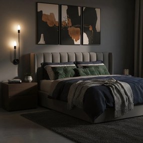 Toolight Toolight, nástenné svietidlo 2xE14, APP1147-2W, čierna matná, OSW-14010