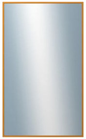 DANTIK - Zrkadlo v rámu, rozmer s rámom 60x100 cm z lišty Hliník oranžová (7269217)