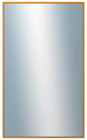 DANTIK - Zrkadlo v rámu, rozmer s rámom 60x100 cm z lišty Hliník oranžová (7269217)