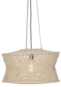 Orientálne závesné svietidlo Makramé 50 cm - Leonard