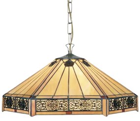 Vitráž luster Ø40 AFRIKA 2*E27