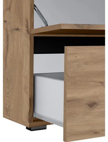 Skrinka pod umývadlo v dekore duba v prírodnej farbe 80x55 cm Wisla – Støraa