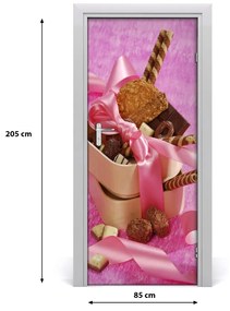 Fototapeta na dvere samolepiace sladkosti 85x205 cm
