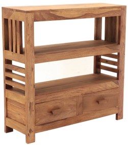 furniture-nabytek.cz - Knižnica masív 90x30x90 z dreva palisander