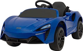 Ramiz Elektrické autíčko McLaren Artura pre deti modré + pohon 4x4 + diaľkové ovládanie + plynulý štart + EVA kolesá + audio LED