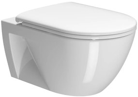 GSI GSI, PURA ECO závesná WC misa, Swirlflush, 55x36 cm, biela ExtraGlaze, 880711