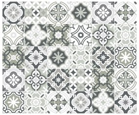 Sada 30 nástenných samolepiek Ambiance Oslo, 10 x 10 cm