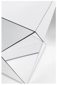 Luxury príručný stolík trojuholník 32x32 cm sklo