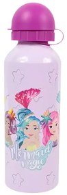 Detská kovová fľaša MERMAID MAGIC 500 ml fialová