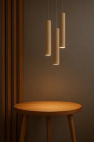 Brilagi - Luster na lanku TUBE 3xGU10/15W/230V béžová/zlatá