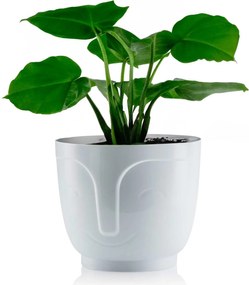 Květináč ZOE 16 cm bílý