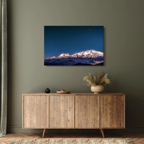 Obraz hôr a nočnej oblohy (90x60 cm)