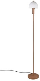 Stojacia lampa v bronzovej farbe so skleneným tienidlom (výška 120 cm) Glenn – Trio