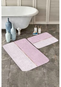 Ružové kúpeľňové predložky v súprave 2 ks 60x100 cm – Mila Home